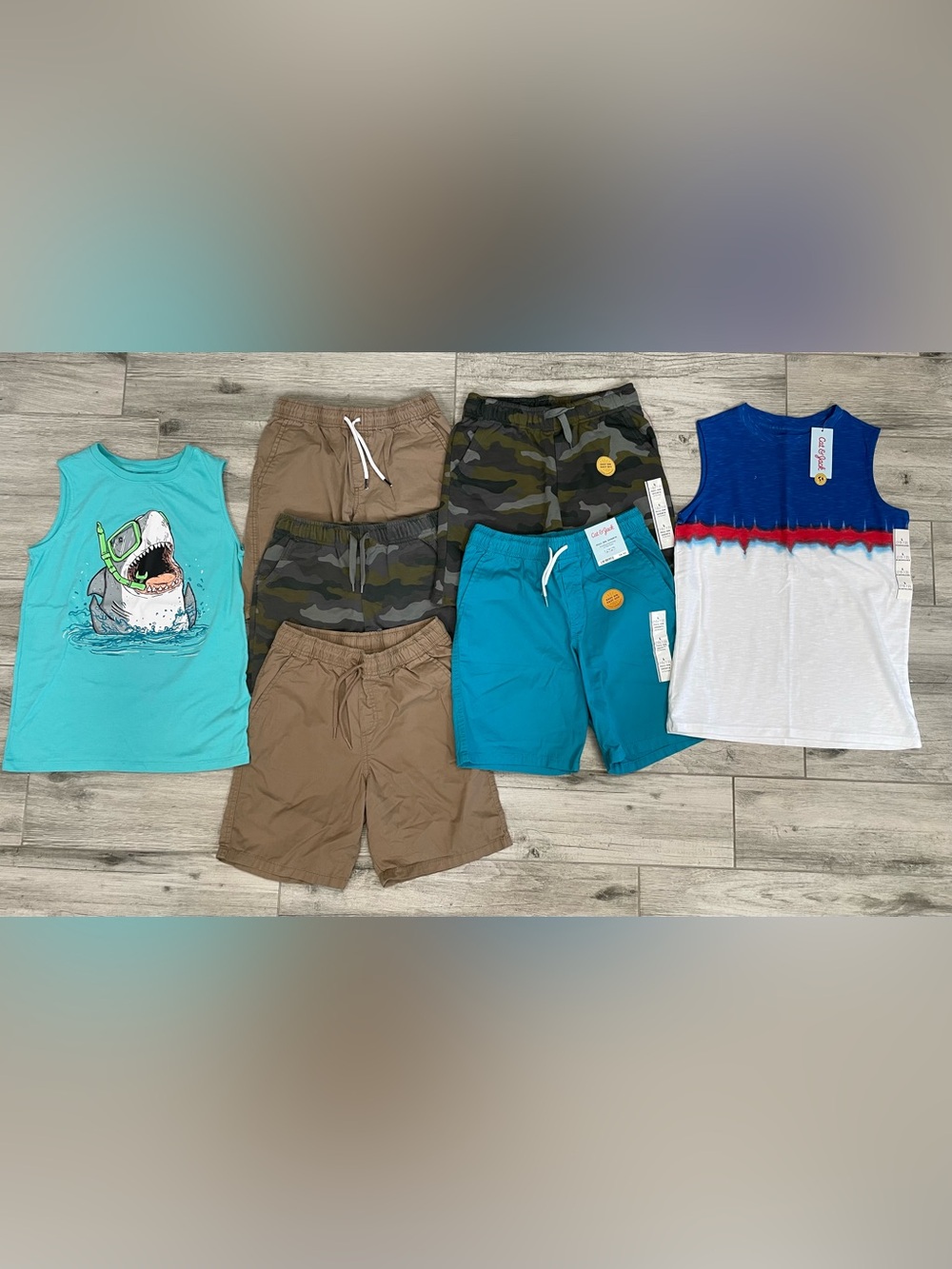 Cat & Jack boys shorts and tanks